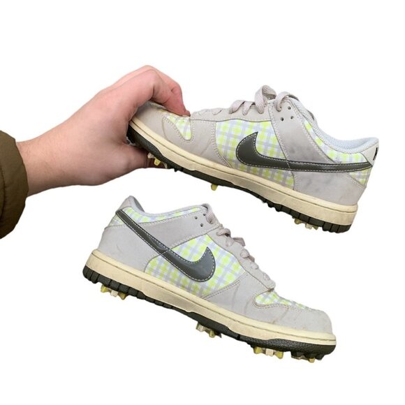 2012 Nike Dunk NG Plaid Golf Cleats Size 6 - Picture 7 of 13